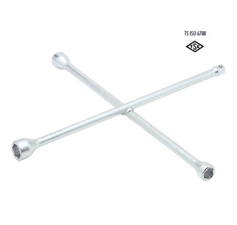 1/2” Adaptörlü Bijon Anahtarı İstavroz Tipi -1975 09 1322