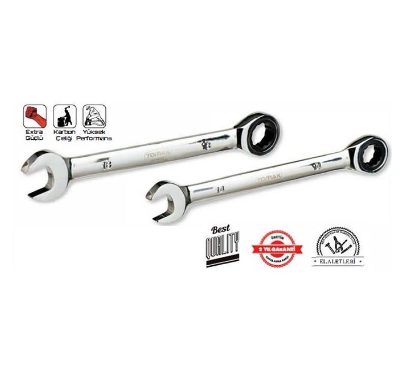 Tomax Cırcır Kombine Anahtar (10 mm) -02050010