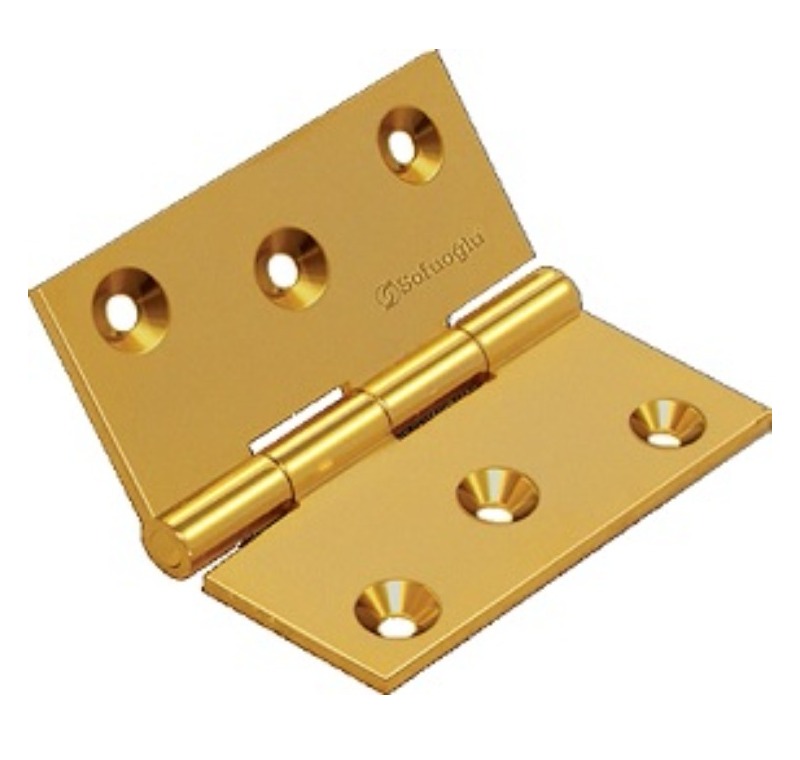 Pirinç-Geniş Sabit Menteşe (6 cm) -4023