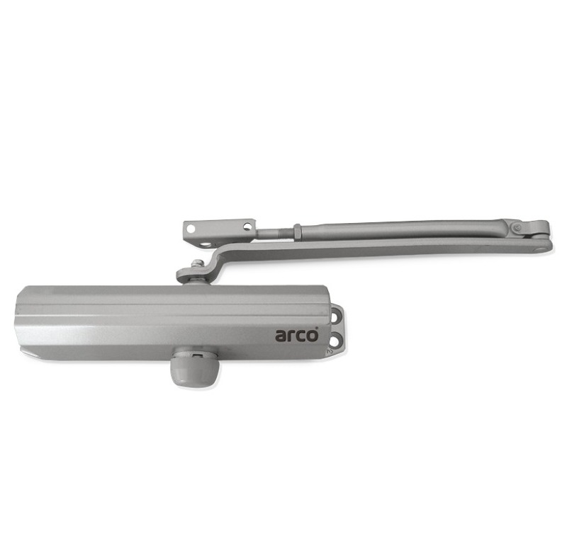 Gümüş-Standart Kapı Hidroliği (Arco) (5 Numara) -KD002/80-550